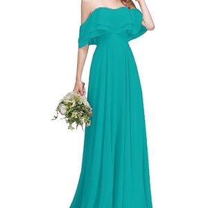 Long Turquoise Dress